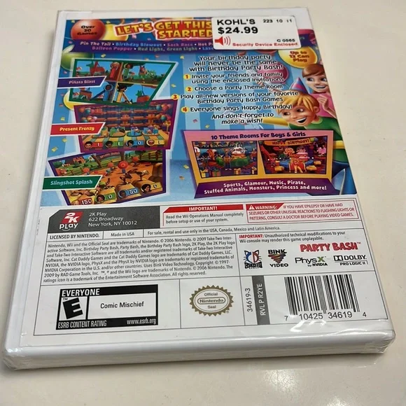 Wii NWT Birthday Part Bash